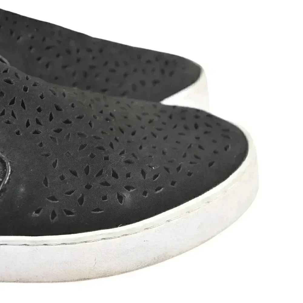 Vionic Splendid Midi Perf Slip-on Sneakers Leather Orthotic Arch Support Size  6 - Picture 3 of 11